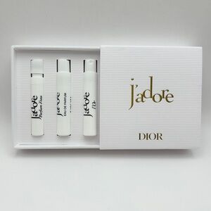 Dior J'adore 1.2ml+1ml+1ml Perfume Sample Set, New in Box